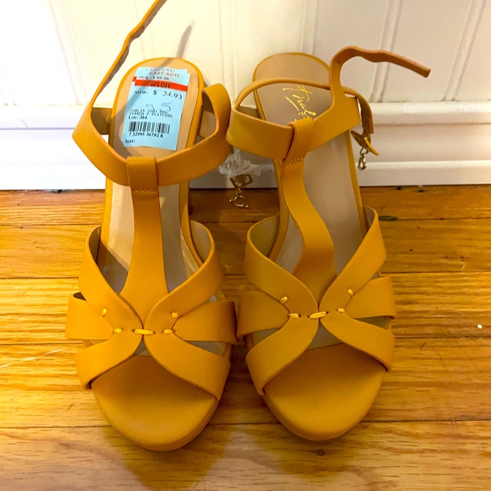 Mustard Yellow Heels
